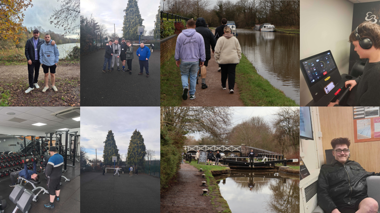 Wellbeing walks and focusing on physical wellbeing in January at our Middlewich Mental Health Supported Living